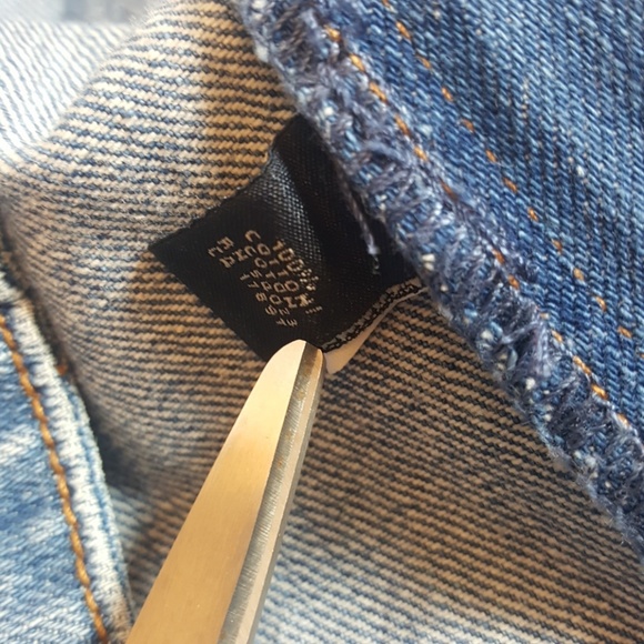 Banana Republic Wide Leg Jeans Slit on Bottom Sz.2 - Picture 8 of 11